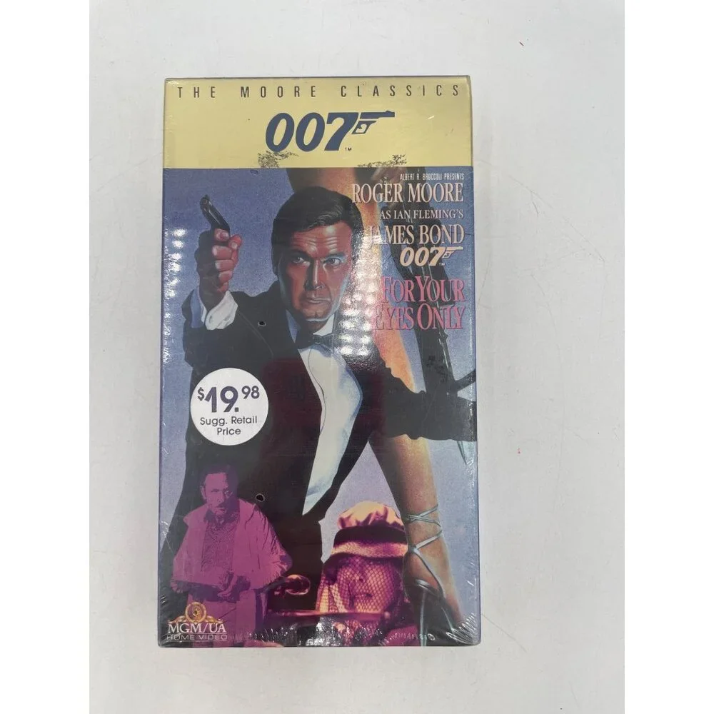 3 VHS TAPES OF James Bond 007 Ultimate Classics VHS Set New In Package